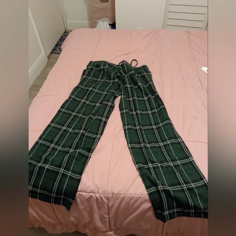 NFL Women's Jets Flannel PJ Set Size XL - Picture 6 of 6